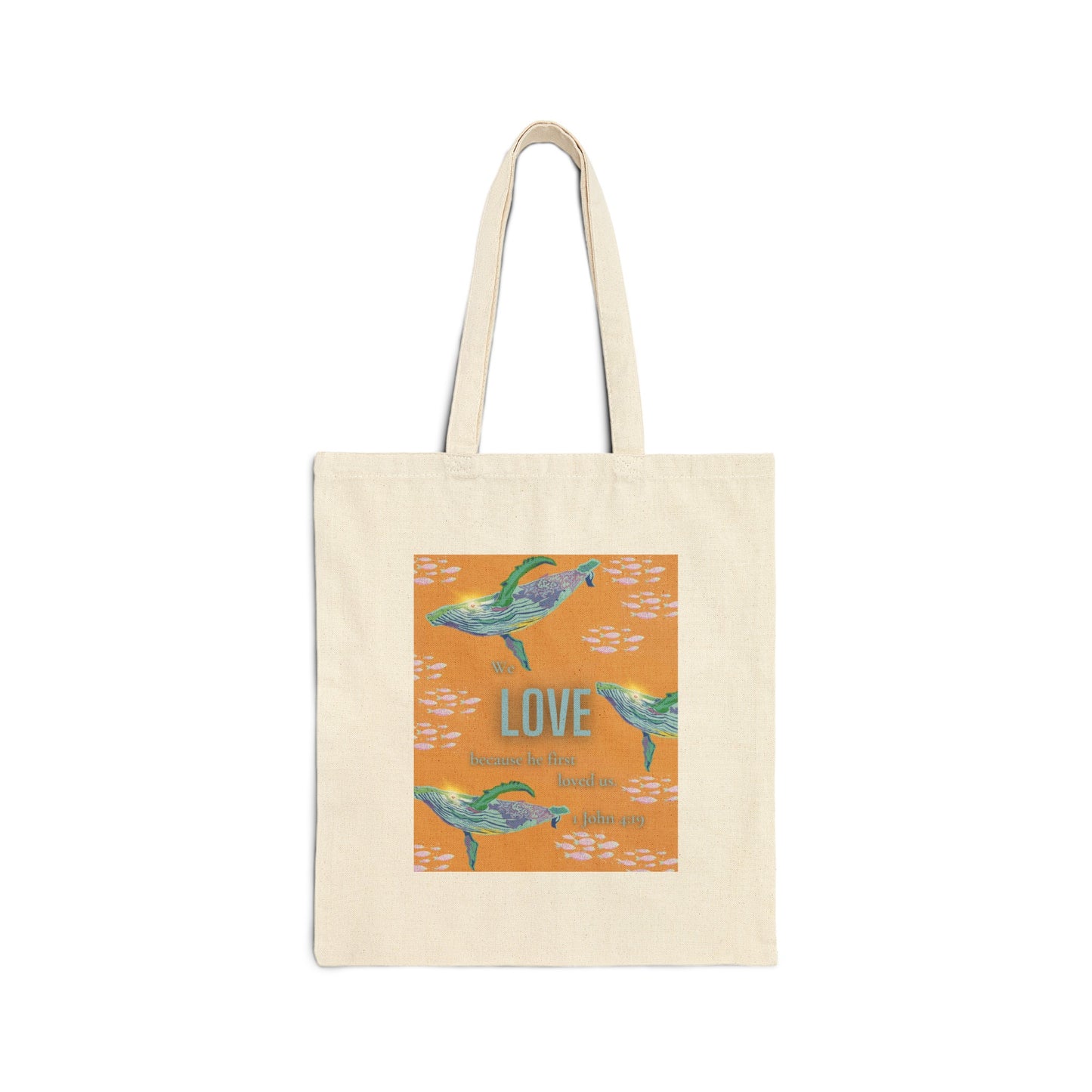 Love Fruitful Canvas Tote Bag