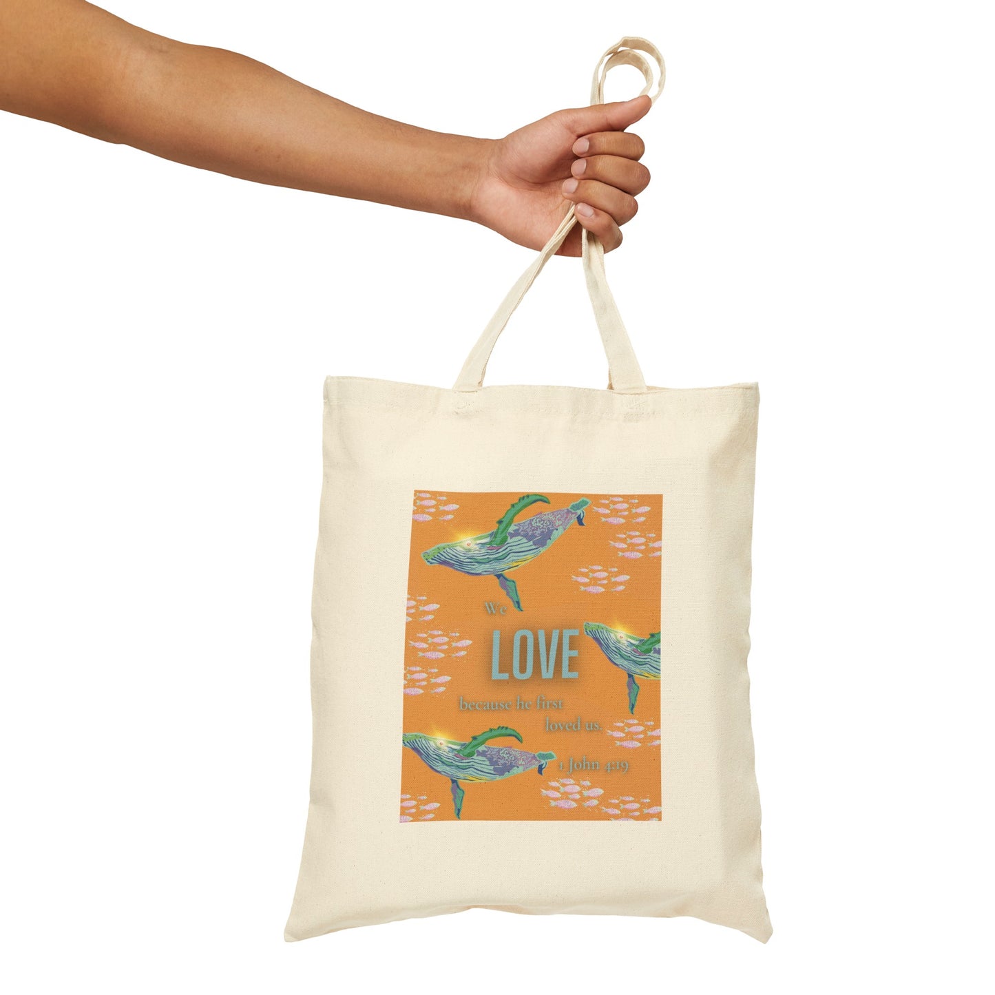 Love Fruitful Canvas Tote Bag