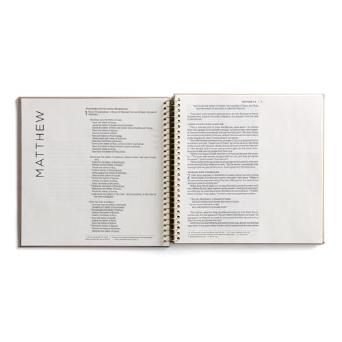 Illustrating Bible NIV: The Gospels - Spiral Bound Bible Journal