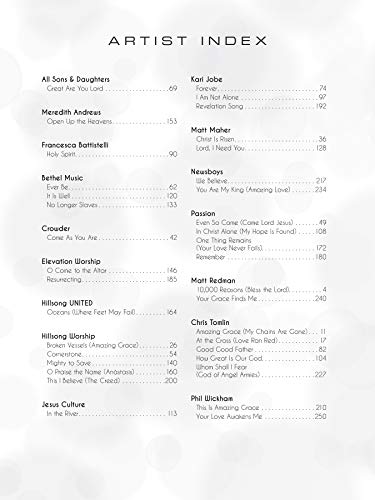 Modern Worship Song Collection: Piano/Vocal/Guitar
