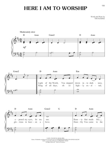 The Best Praise and Worship Songs Ever (Easy Piano)