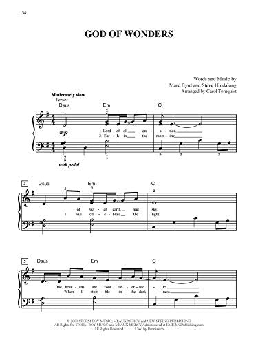 Top 50 Praise & Worship: Easy Piano