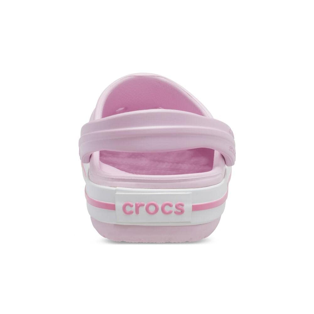 Crocs Unisex-Child Crocband Clogs (Todder Shoes), Ballerina Pink, 10 Toddler