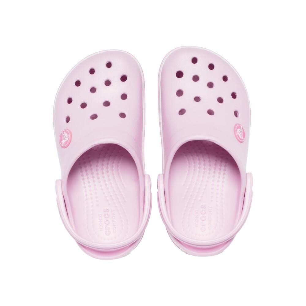 Crocs Unisex-Child Crocband Clogs (Todder Shoes), Ballerina Pink, 10 Toddler