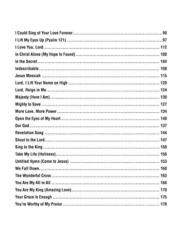 Top 50 Praise & Worship: Easy Piano