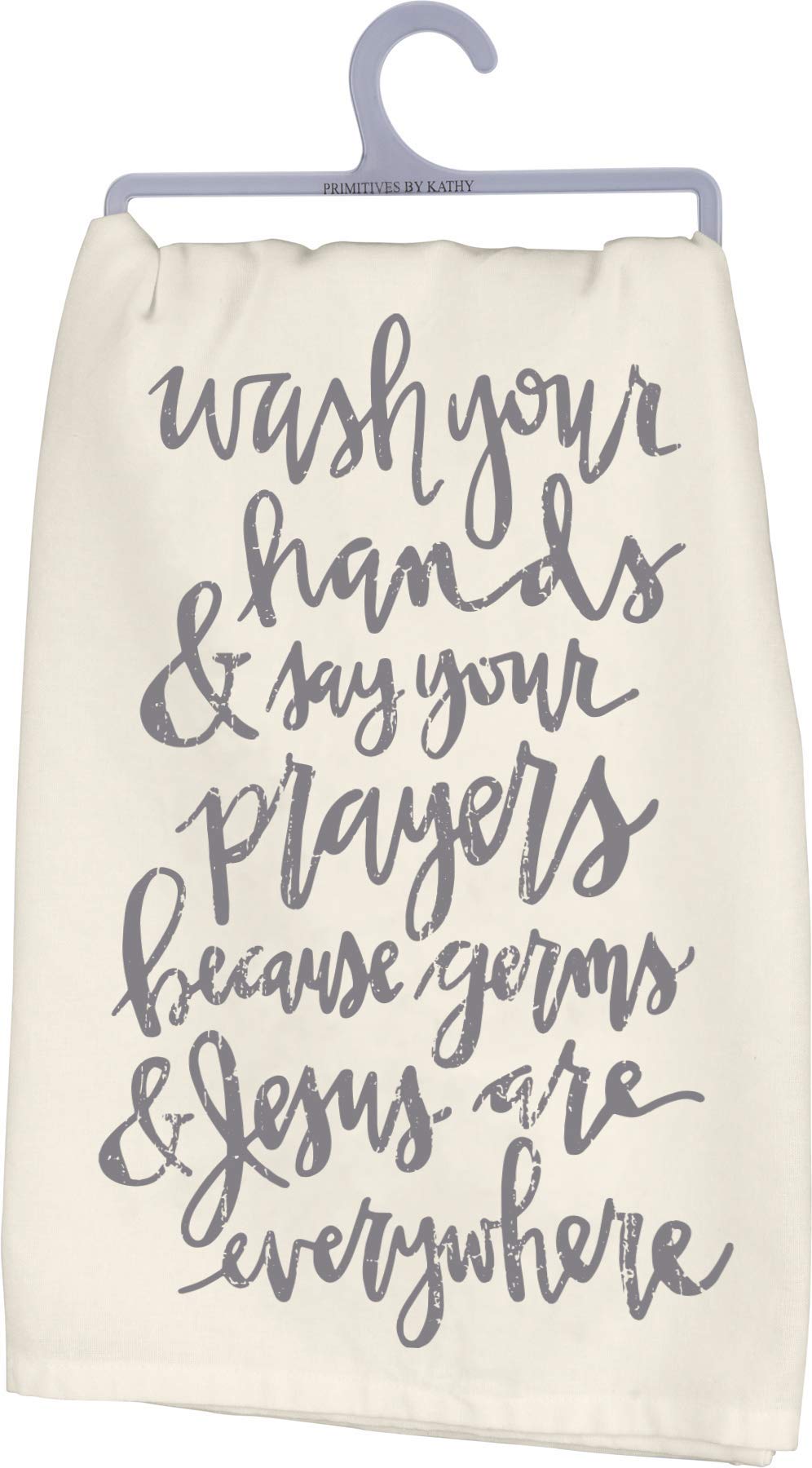 Primitives by Kathy Dish Hand Towel, Jesus and Germs