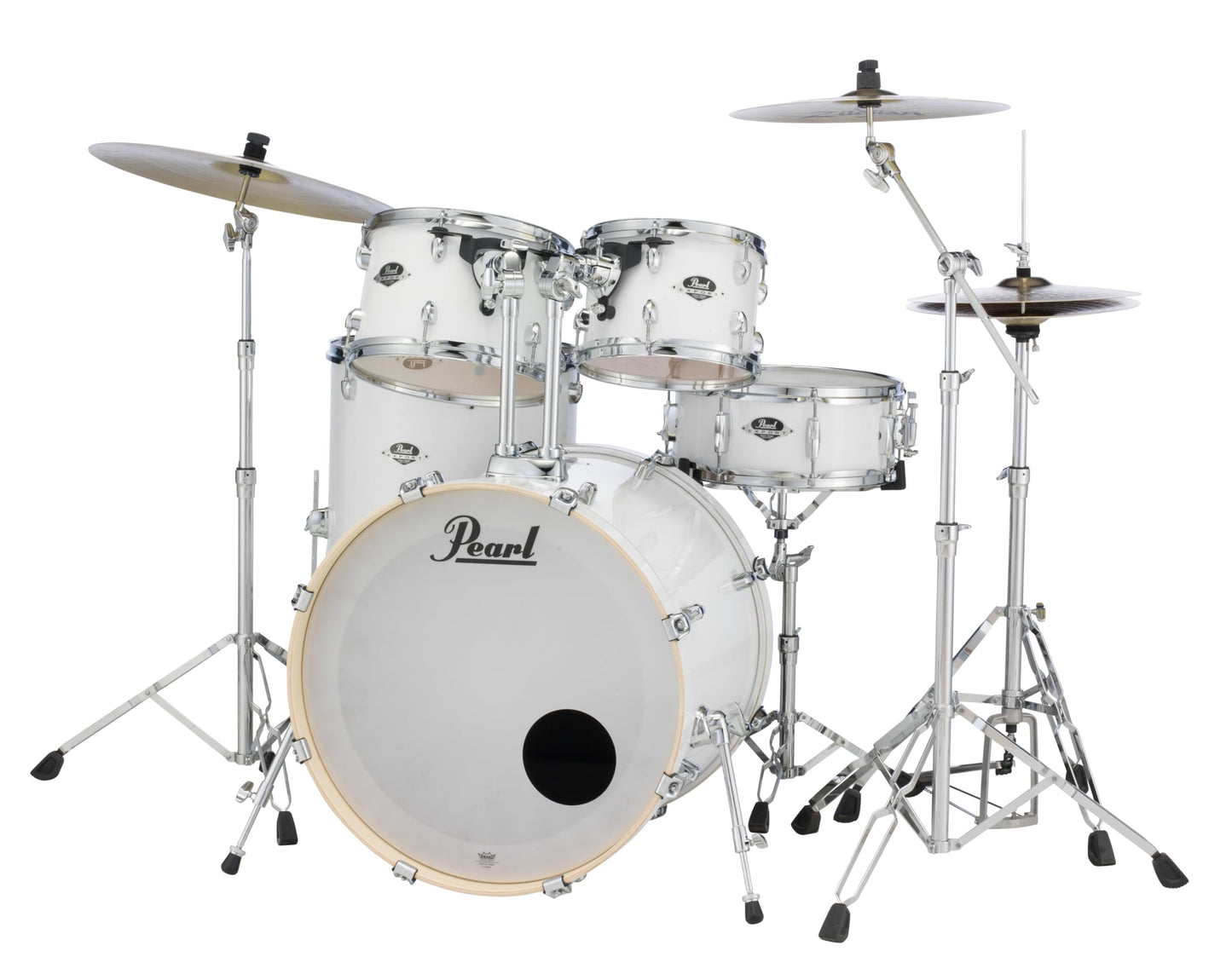 Pearl Export EXX725/C 5-Piece Drum Set with Snare Drum - Pure White