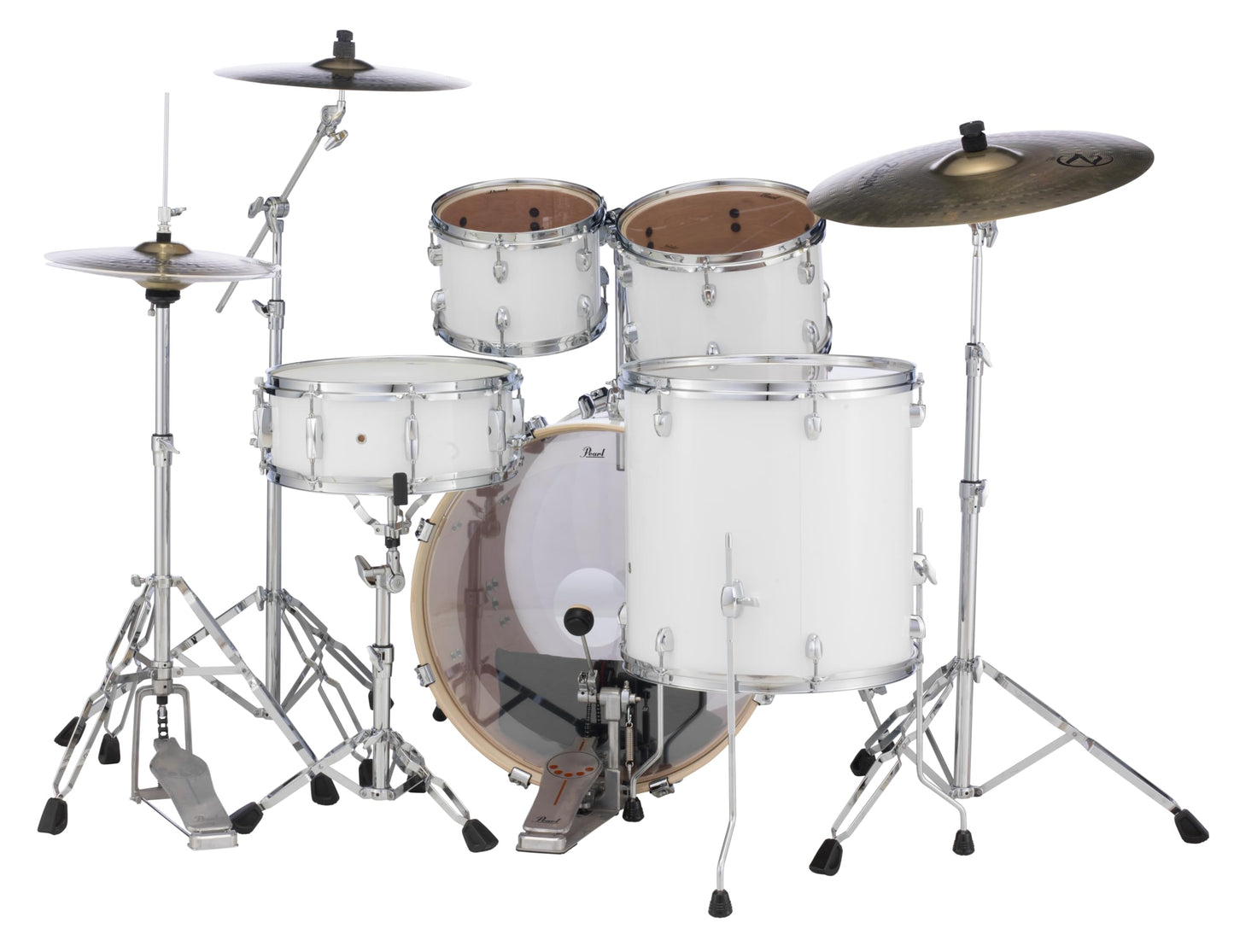 Pearl Export EXX725/C 5-Piece Drum Set with Snare Drum - Pure White