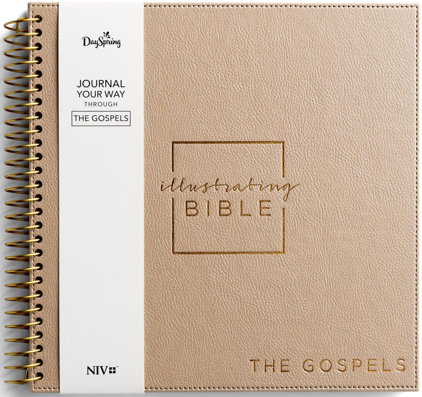 Illustrating Bible NIV: The Gospels - Spiral Bound Bible Journal