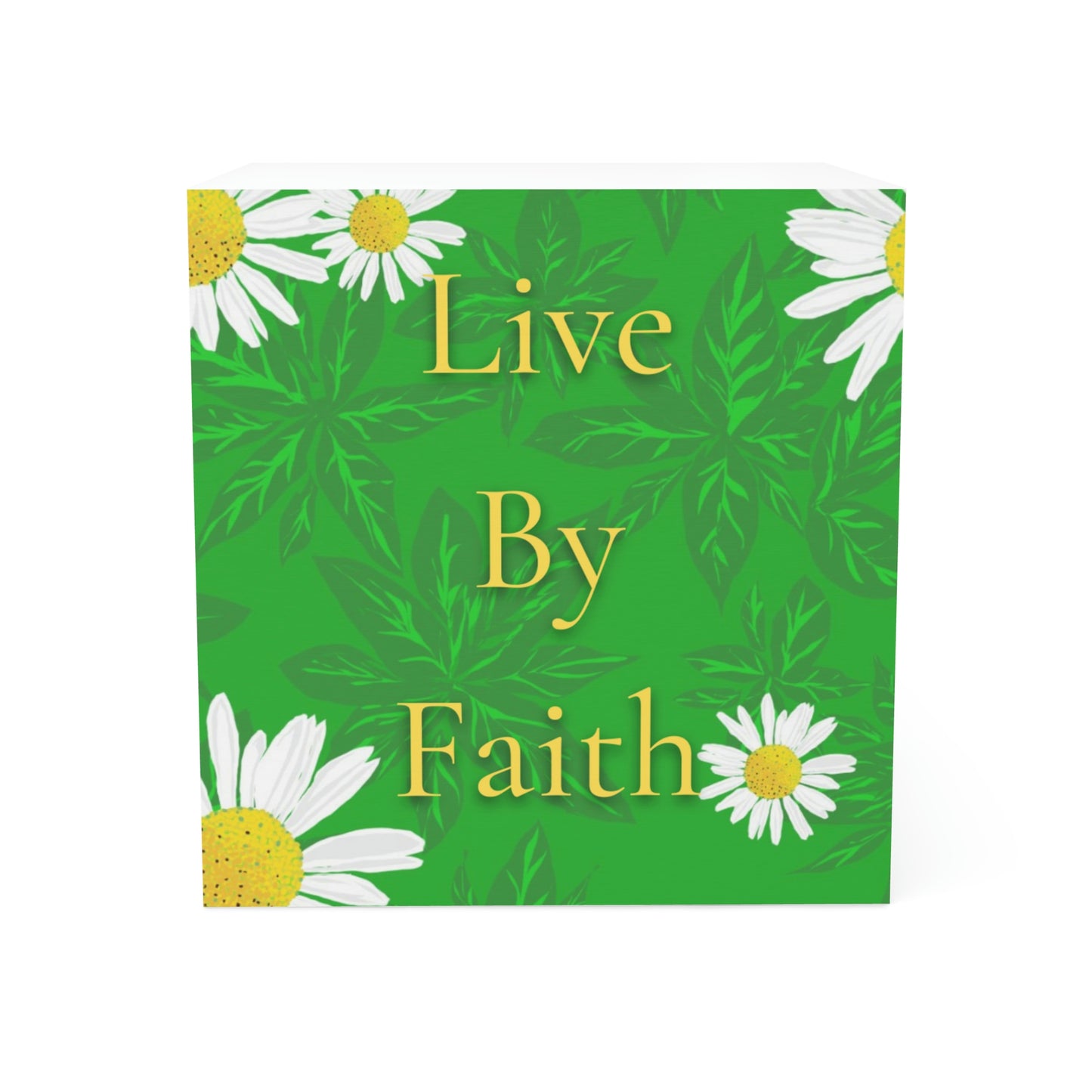 Live By Faith, CTracyLouie Note Cube