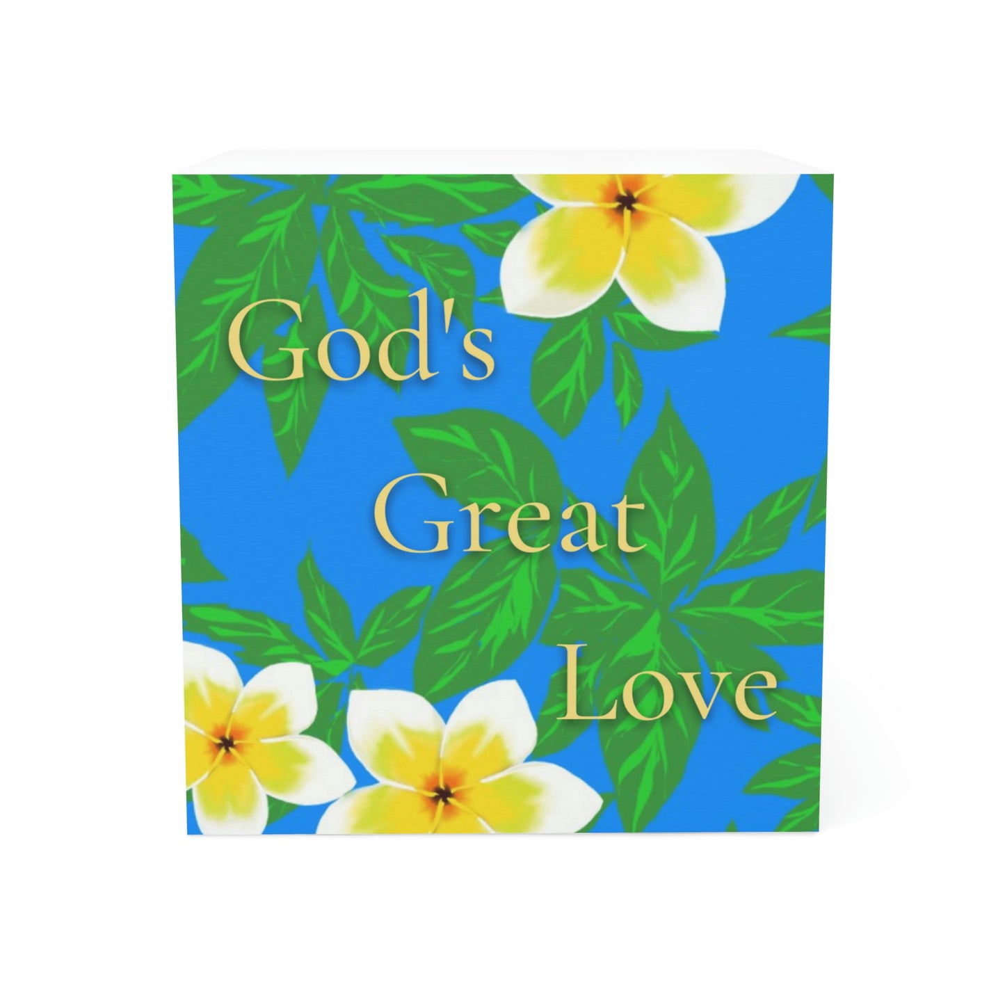 God's Great Love, CTracyLouie Note Cube