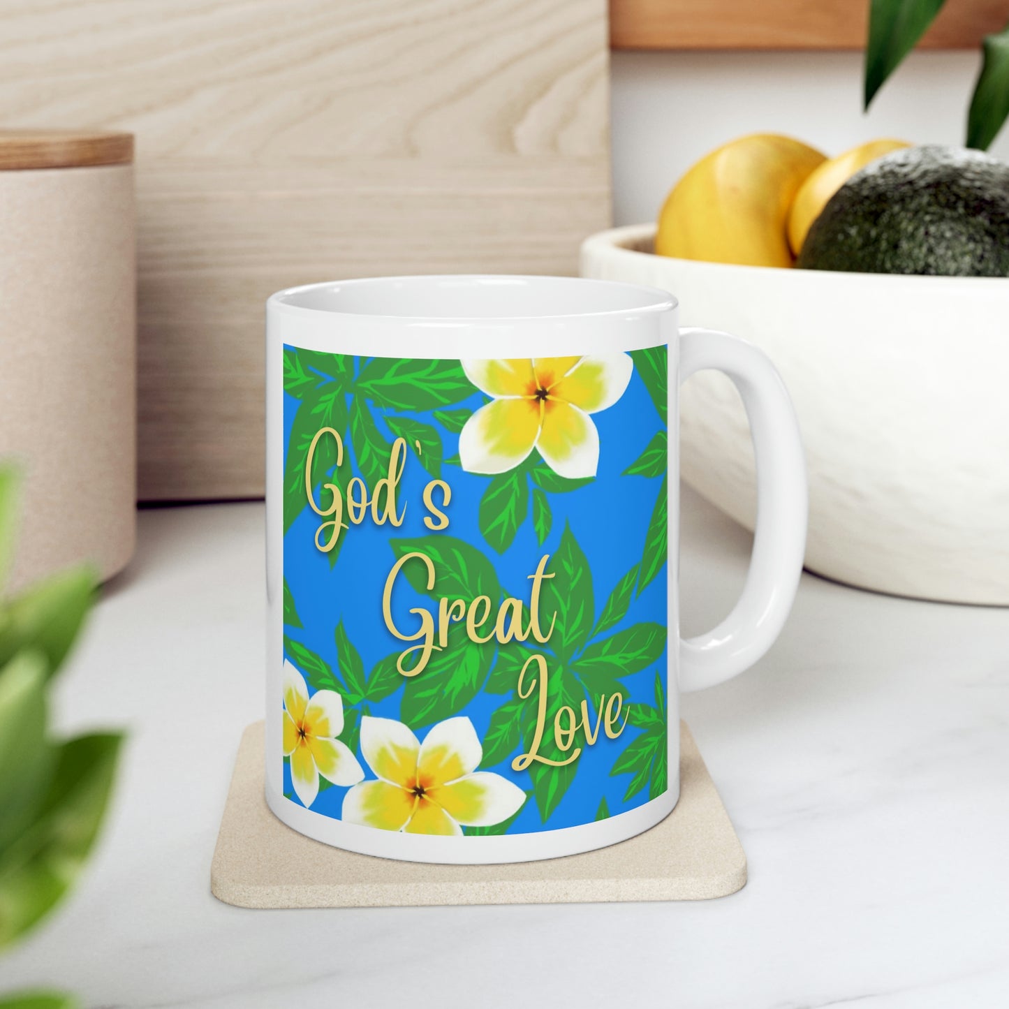 God's Great Love, CTracyLouie Ceramic Mug 11oz