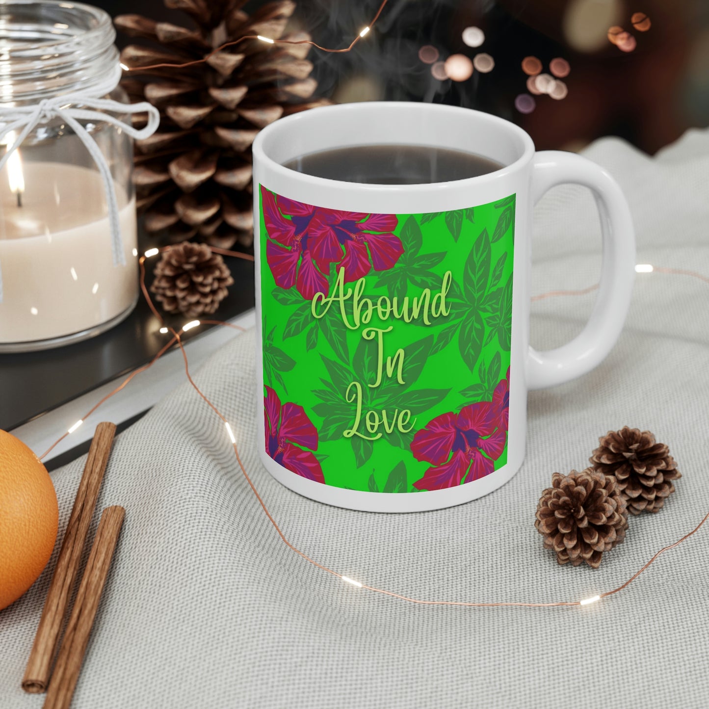 Abound In Love, CTracyLouie Ceramic Mug 11oz
