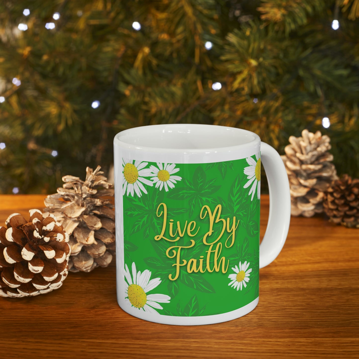 Live By Faith, CTracyLouie Ceramic Mug 11oz