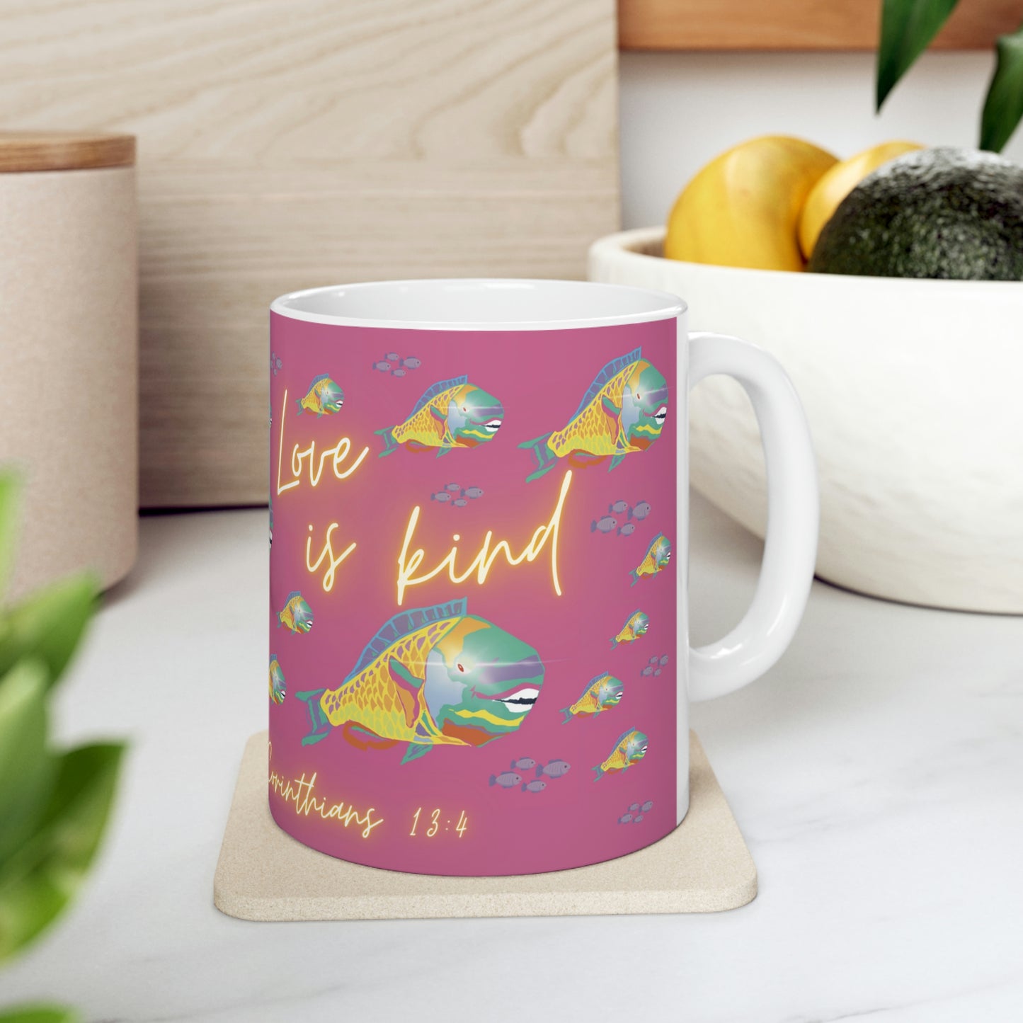 Kindness Fruit of the Spirit Ceramic Mug 11oz