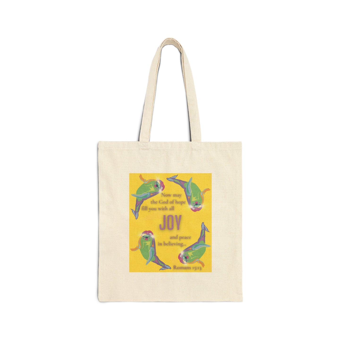 Joy Fruitful Canvas Tote Bag