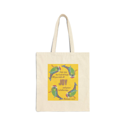 Joy Fruitful Canvas Tote Bag