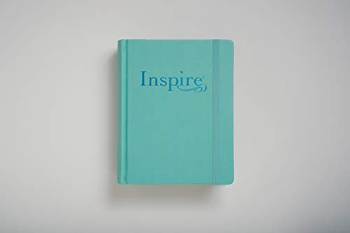 Tyndale NLT Inspire Bible (Hardcover, Aquamarine): Journaling Bible with Over 400 Illustrations to Color, Coloring Bible with Creative Journal Space - Religious Gift that Inspires Connection with God