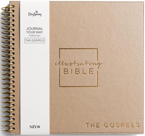 Illustrating Bible NIV: The Gospels - Spiral Bound Bible Journal