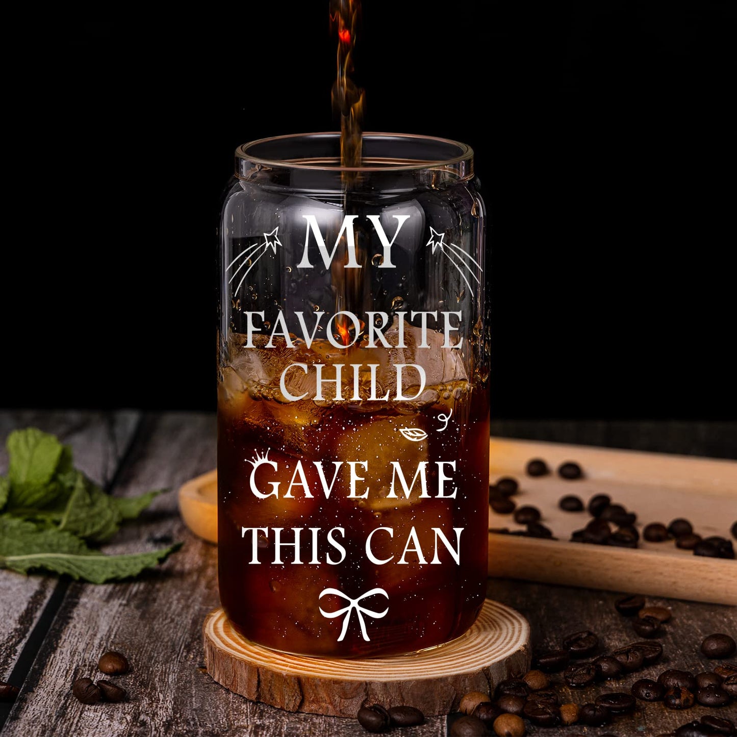 Christian Gifts for Women, Birthday Gifts for Christians, Religious Gifts for Women, Birthday Gifts for Women, Spiritual Gifts Catholic Gifts for Her, Mom, Friends Female Coworker - 16 Oz Can Glass