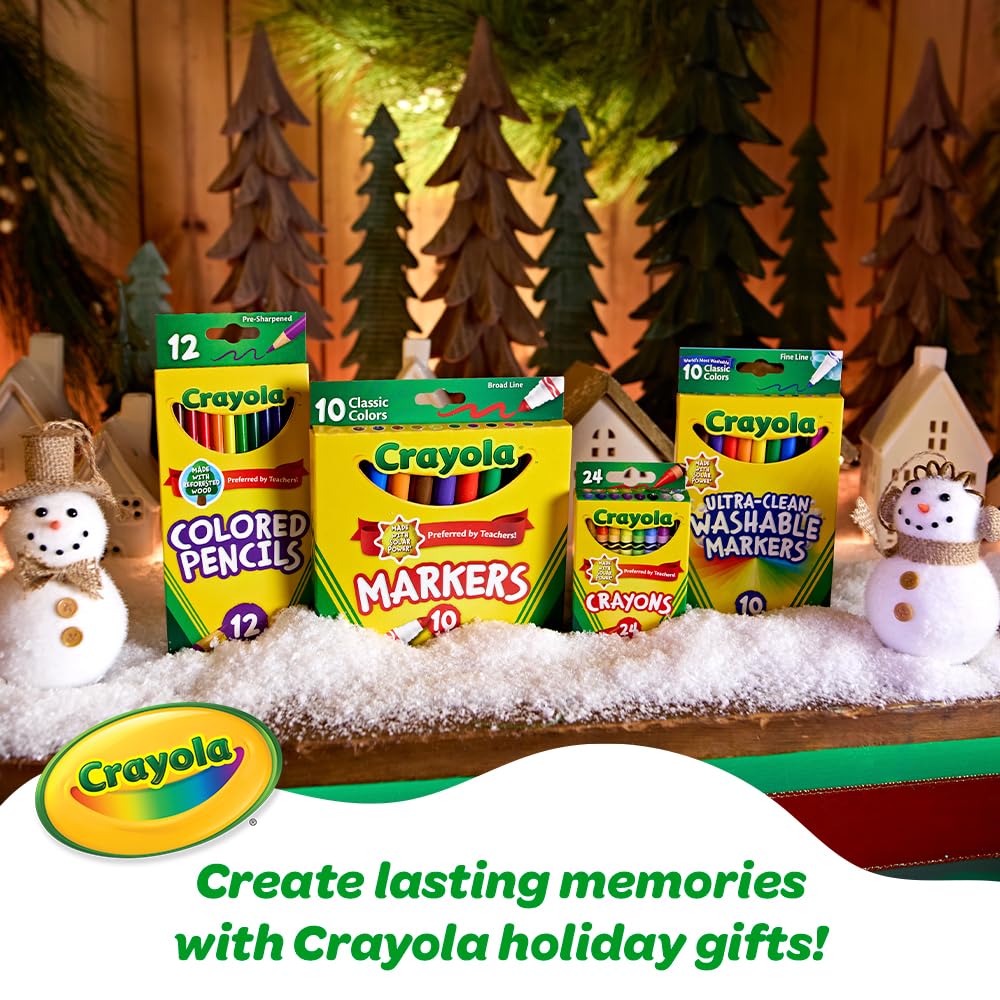Crayola Twistables Colored Pencil Set (50ct), No Sharpen Colored Pencils For Kids, Coloring Book Pencils, Stocking Stuffers for Kids, Holiday Gift, 4+