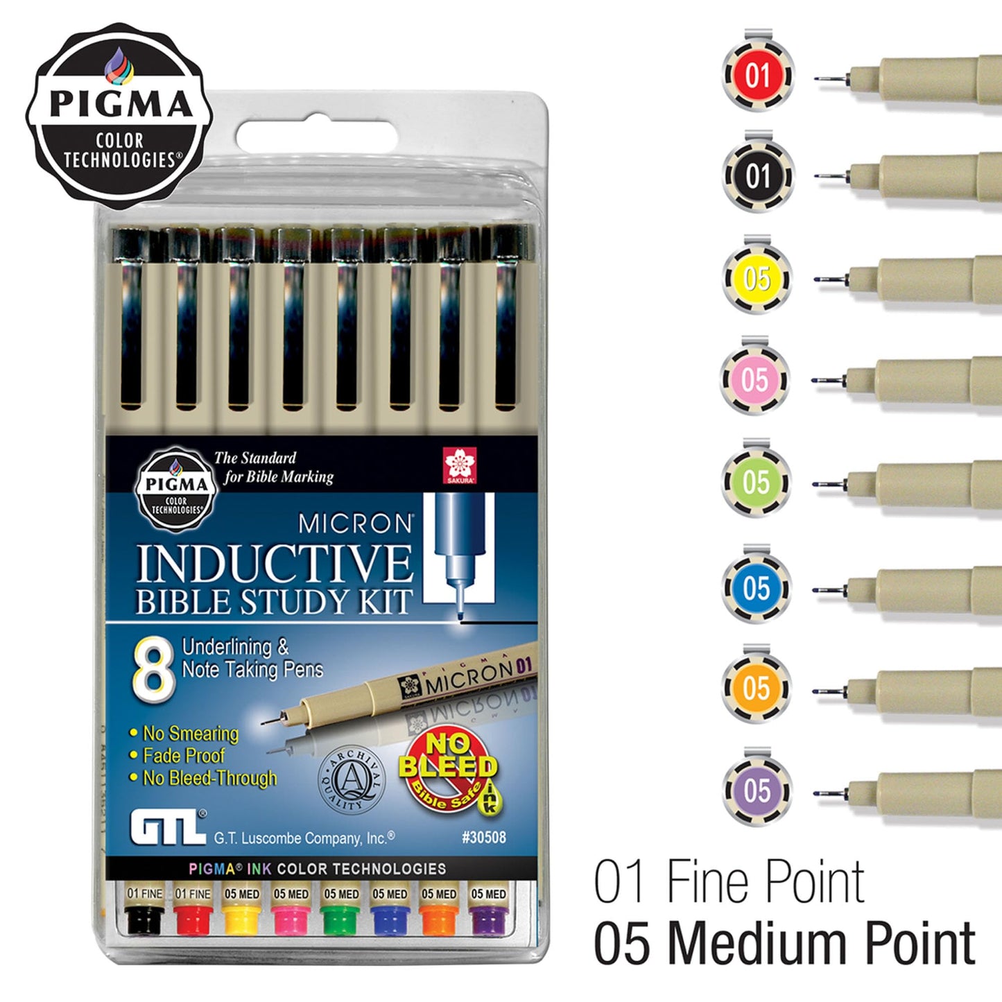 PIGMA MICRON INDUCTIVE BIB 8PK
