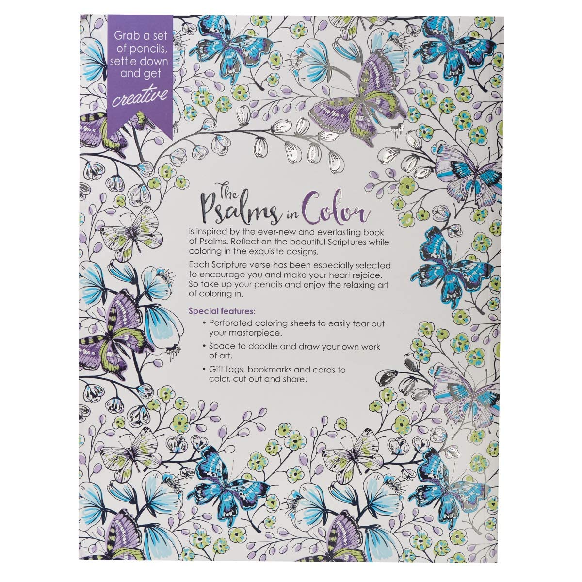 The Psalms in Color Inspirational Coloring Book with Scripture for Women and Teens