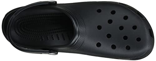 Crocs Unisex-Adult Classic Clogs (Best Sellers), Black, 10 Men/12 Women