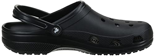 Crocs Unisex-Adult Classic Clogs (Best Sellers), Black, 10 Men/12 Women
