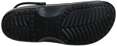 Crocs Unisex-Adult Classic Clogs (Best Sellers), Black, 10 Men/12 Women