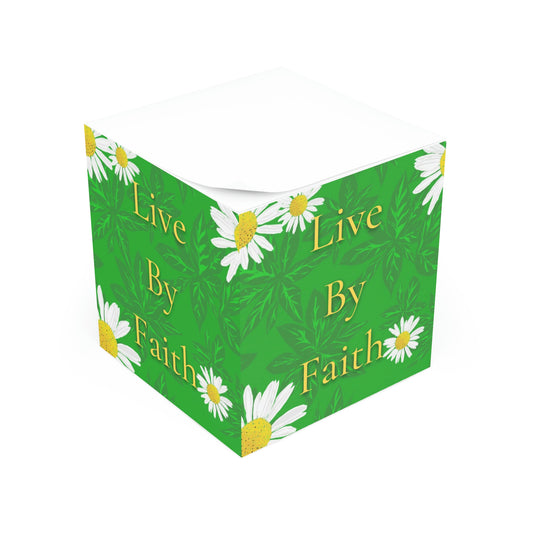 Live By Faith, CTracyLouie Note Cube