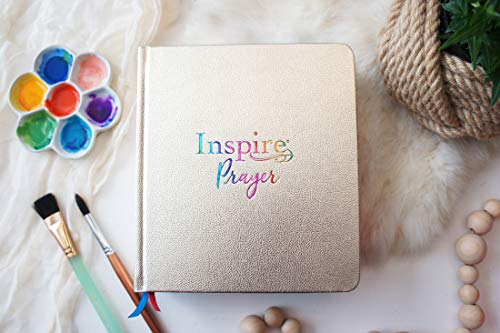 Inspire PRAYER Bible NLT (LeatherLike, Joyful Colors with Gold Foil Accents): The Bible for Coloring & Creative Journaling