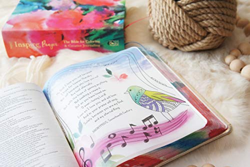 Inspire PRAYER Bible NLT (LeatherLike, Joyful Colors with Gold Foil Accents): The Bible for Coloring & Creative Journaling