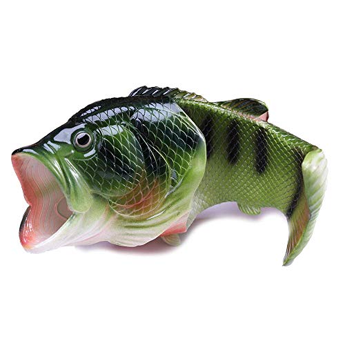 Unisex Fish Slippers, bass Sandals, Animal Slippers Animal Fish Slippers,