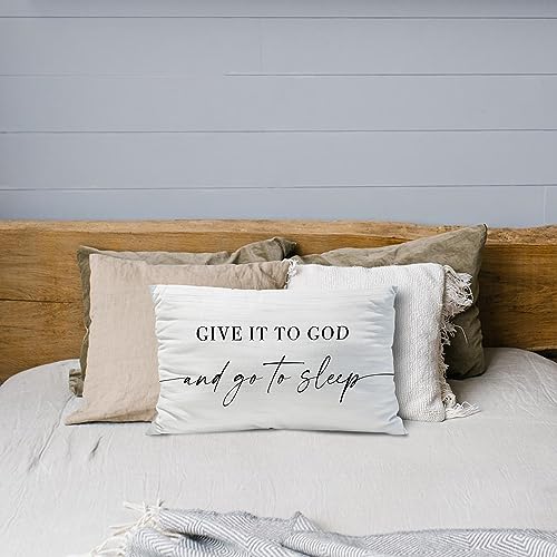 Give It To God And Go To Sleep, decorative pillows for bed, throw