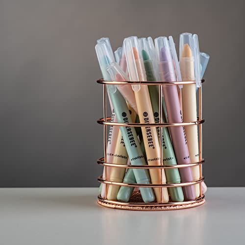 DIVERSEBEE Bible Highlighters and Pens No Bleed, 8 Pack Assorted Colors Gel Highlighters Set, Cute Bible Markers Study Journaling School Supplies & Accessories (Pastel)