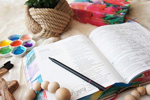 Inspire PRAYER Bible NLT (LeatherLike, Joyful Colors with Gold Foil Accents): The Bible for Coloring & Creative Journaling