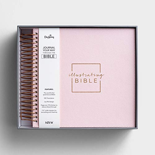 Illustrating Bible NIV Pink (Spriral Bound Journaling Bible) – CTracyLouie