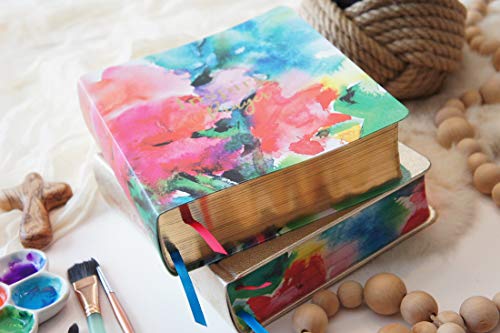 Inspire PRAYER Bible NLT (LeatherLike, Joyful Colors with Gold Foil Accents): The Bible for Coloring & Creative Journaling