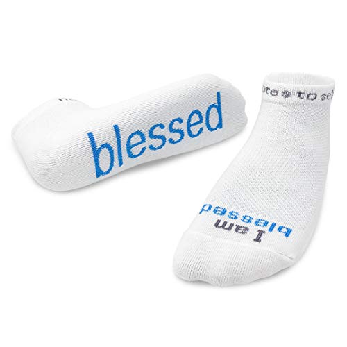 notes to self Socks I am Blessed (L)