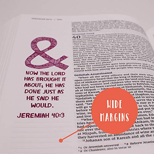 NIV, Beautiful Word Bible, Updated Edition, Journal Edition for Women, 600+ Full-Color Illustrated Verses, Peel/Stick Bible Tabs, Floral Cloth over Board, Red Letter, Comfort Print
