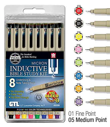 PIGMA MICRON INDUCTIVE BIB 8PK