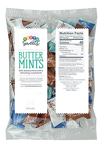 Hospitality Mints Party Sweets Bible Verse Buttermints by Appx 300 mints, 7 ounce Bags (Pack of 6) 42 Ounce