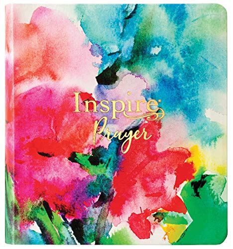 Inspire PRAYER Bible NLT (LeatherLike, Joyful Colors with Gold Foil Accents): The Bible for Coloring & Creative Journaling