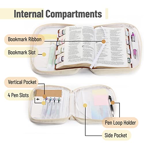 Mr. Pen- Bible Case, Boho Theme, Bible Covers for Women, Bible Cover, Bible Bag, Bible Covers for Girls, Bible Carrying Case for Women, Bible Holder Case for Women, Gift for Christmas