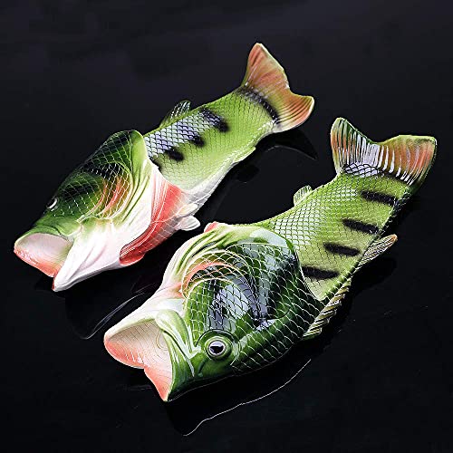 Unisex Fish Slippers, bass Sandals, Animal Slippers Animal Fish Slippers,
