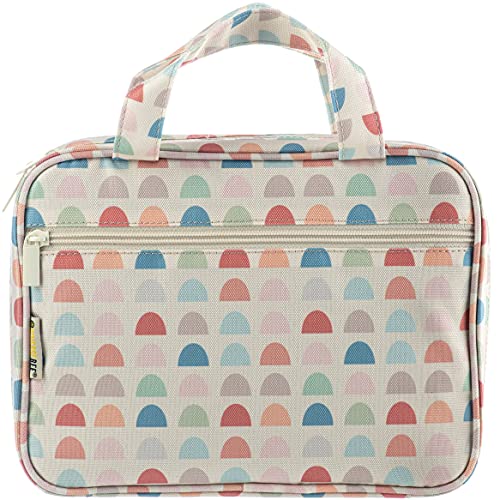 DIVERSEBEE Bible Cover with Handles, Zippered Bible Carrying Case for Women and Girls, Bible Tote Bag for Kids, Bible Book Cover, Bible Accessories, Christian Gifts 7.5 x 10 x 2.5in (Blossom)
