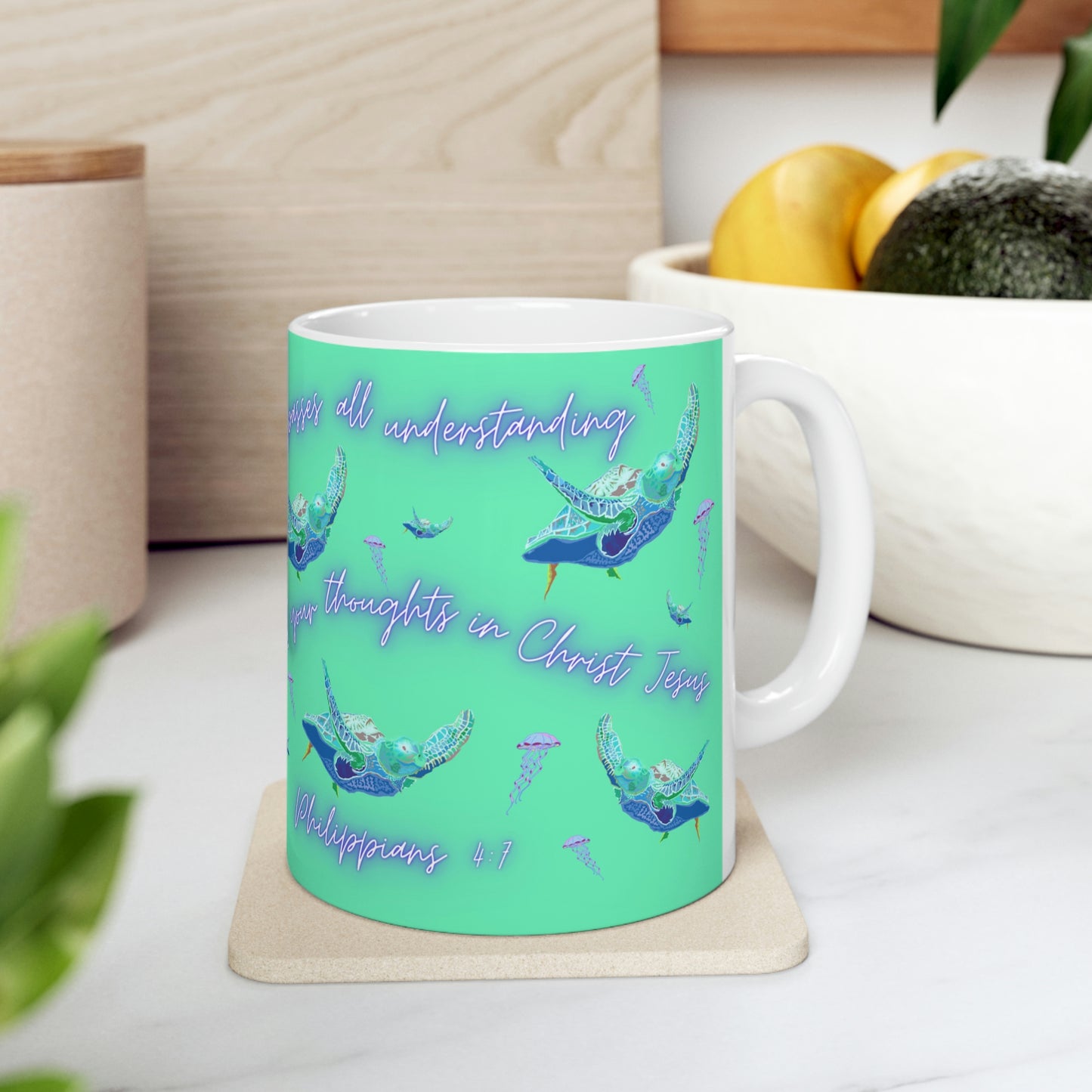 Peace Fruit of the Spirit Ceramic Mug 11oz