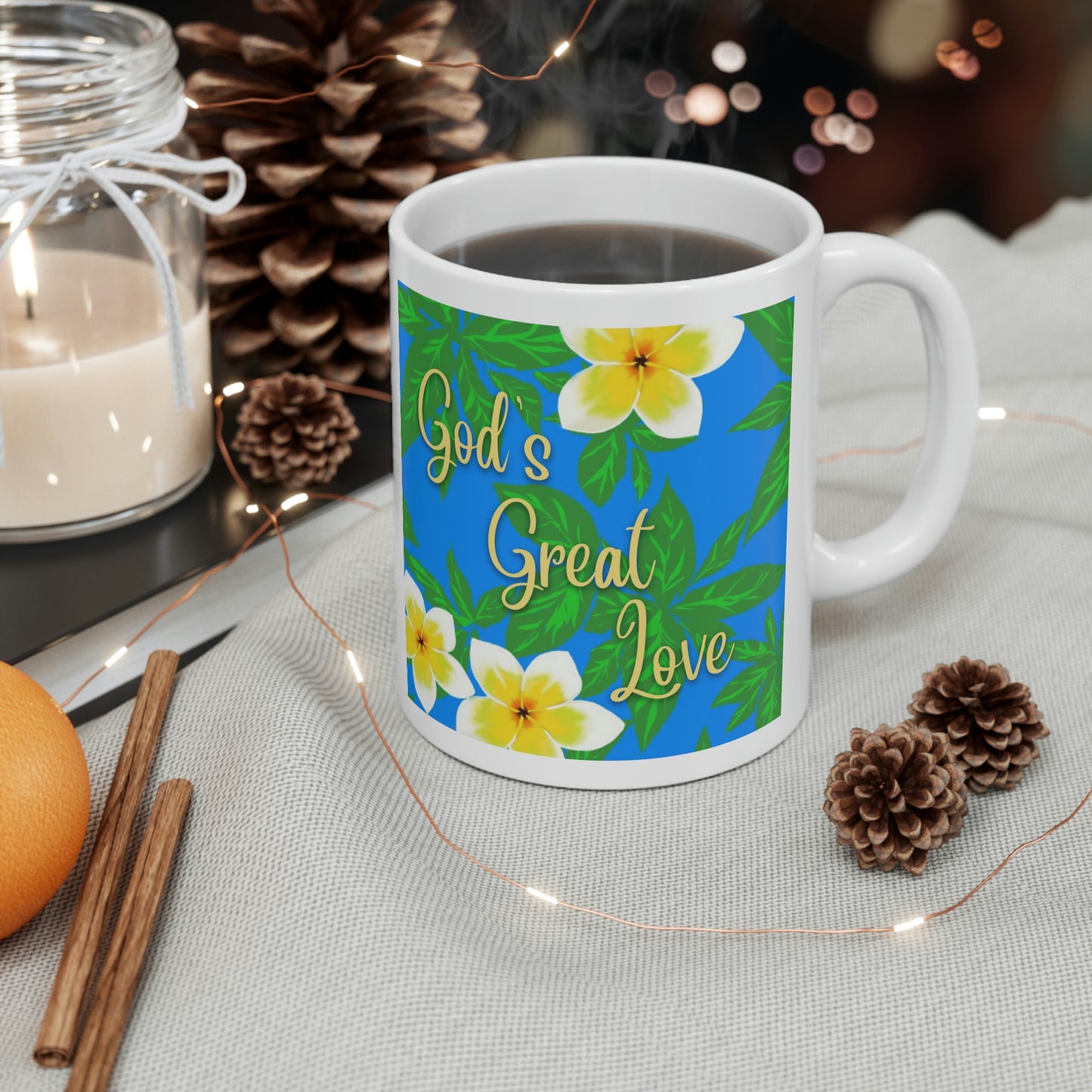 God's Great Love, CTracyLouie Ceramic Mug 11oz