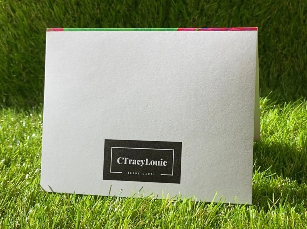 With Sincerest Gratitude... CTracyLouie Thank You Cards + Envelope, Set of 8, Original Artwork, Blank Interior